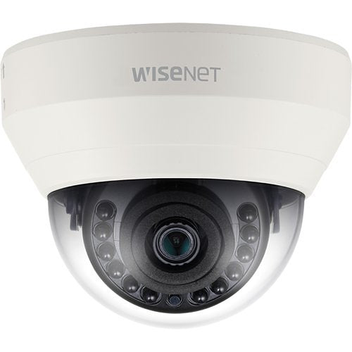 Hanwha HCD-6020RP HD+ Series, 2MP Analog HD Dome Camera, 4mm Fixed Lens, IR 20M, Ivory
