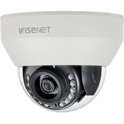 Hanwha HCD-7010RA HD Plus Series, DWDR 4MP 2.8mm Fixed Lens, IR 20M HDoC Dome Camera, White