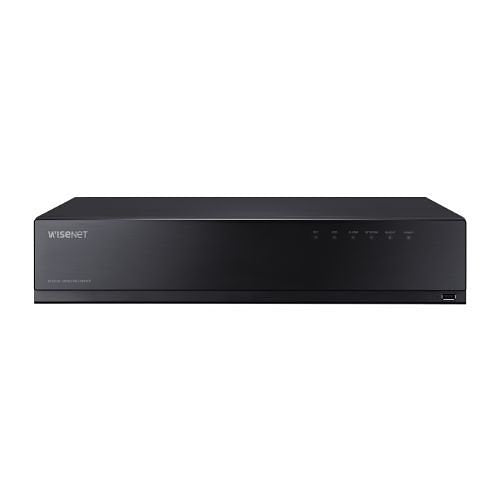 Hanwha HRX-1635 8MP 16-Channel 128Mbps 8 SATA Pentabrid DVR, Black