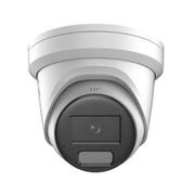 Hikvision 4MP IP Turret, 30m Hybrid (ColorVu+IR), Acusense, 2-Way Audio, Speaker, Strobe, G3