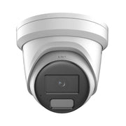 Hikvision 8MP IP Turret, 30m Hybrid (ColorVu+IR), Acusense, 2-Way Audio, Speaker, Strobe, G3