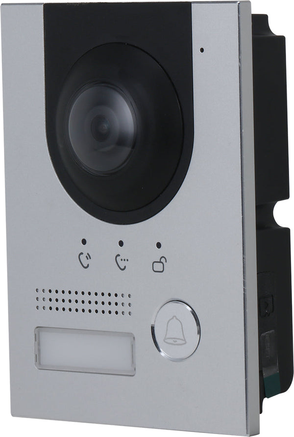 Klear IP Intercom 2MP Camera, 1-Button, Aluminium