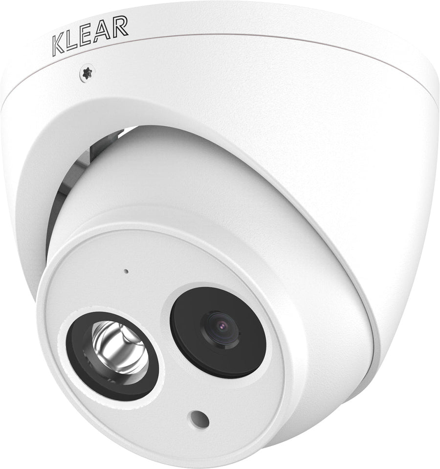Klear 2MP CVI Eyeball, 50m IR, Starlight, PoC & Audio — Black / 2.8mm