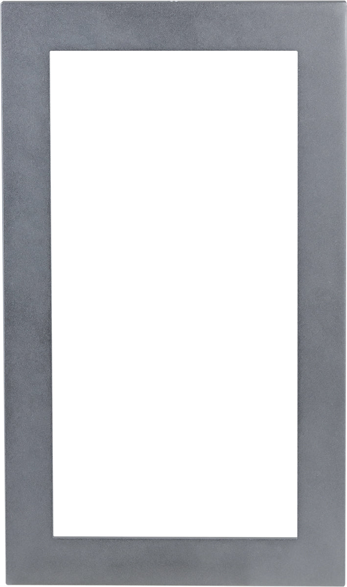 Klear Intercom 2-Module Bracket + Frame, Aluminium, Flush