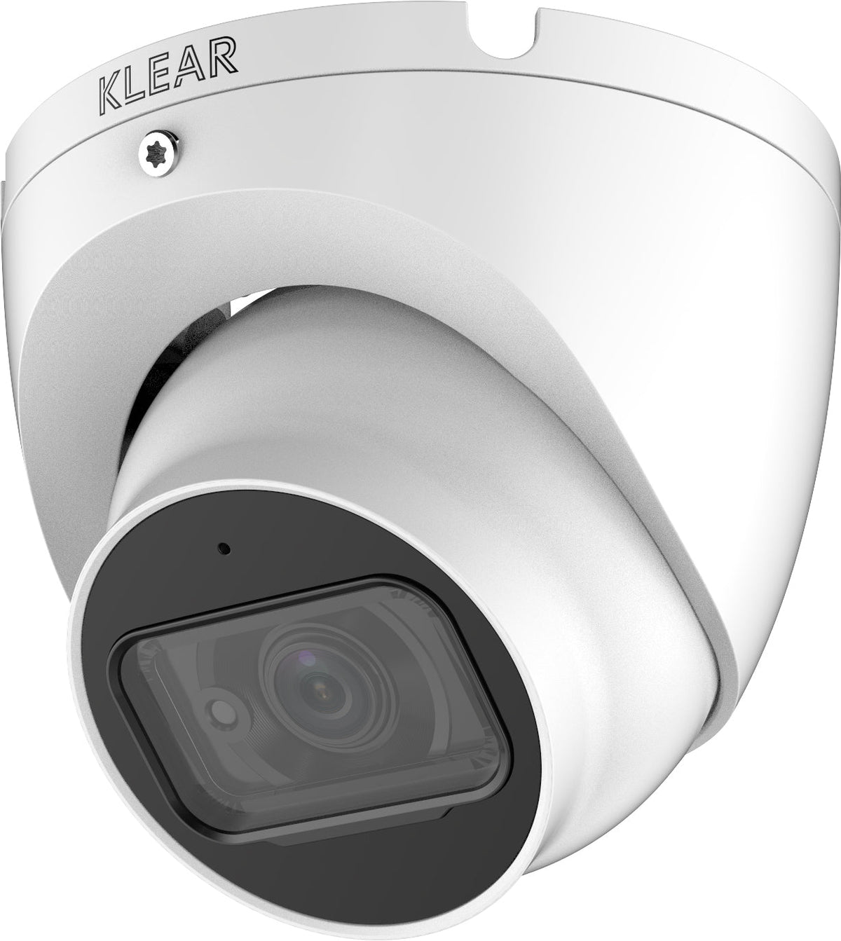 Klear 5MP/3K CVI Eyeball, 30m IR, Starlight & Audio — White / 2.8mm