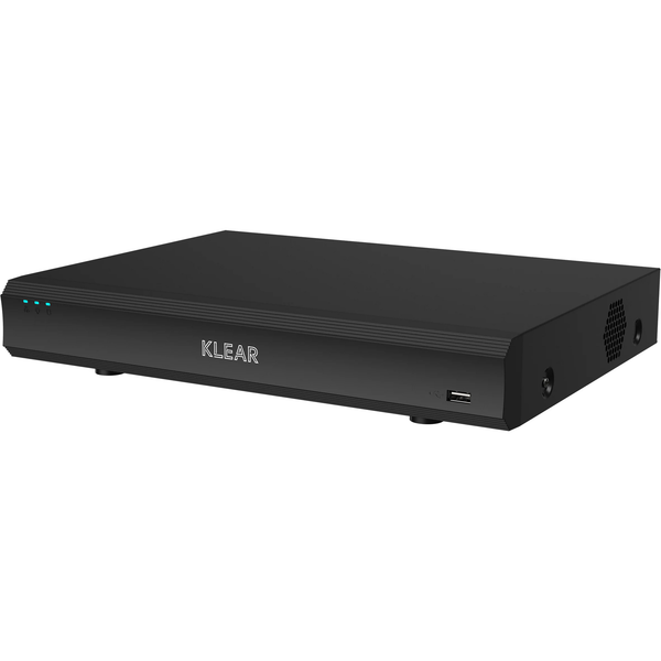 Klear 8-Channel PoC/APOC DVR up to 5MP Lite, Audio-Over-Coax, 1-SATA