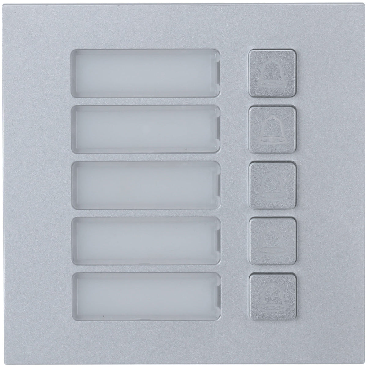 Klear Intercom 5-Button Module, Aluminium