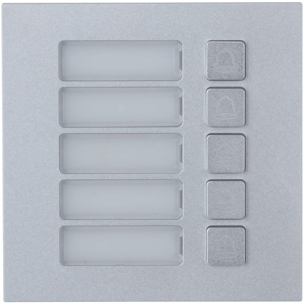 Klear Intercom 5-Button Module, Aluminium