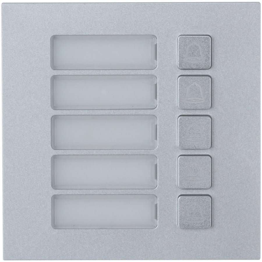 Klear Intercom 5-Button Module, Aluminium