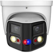 Klear 8MP IP AIO Panoramic Eyeball, 25m Hybrid (Colour+IR), SMD, 2-Way Audio, Speaker, Siren, Strobe