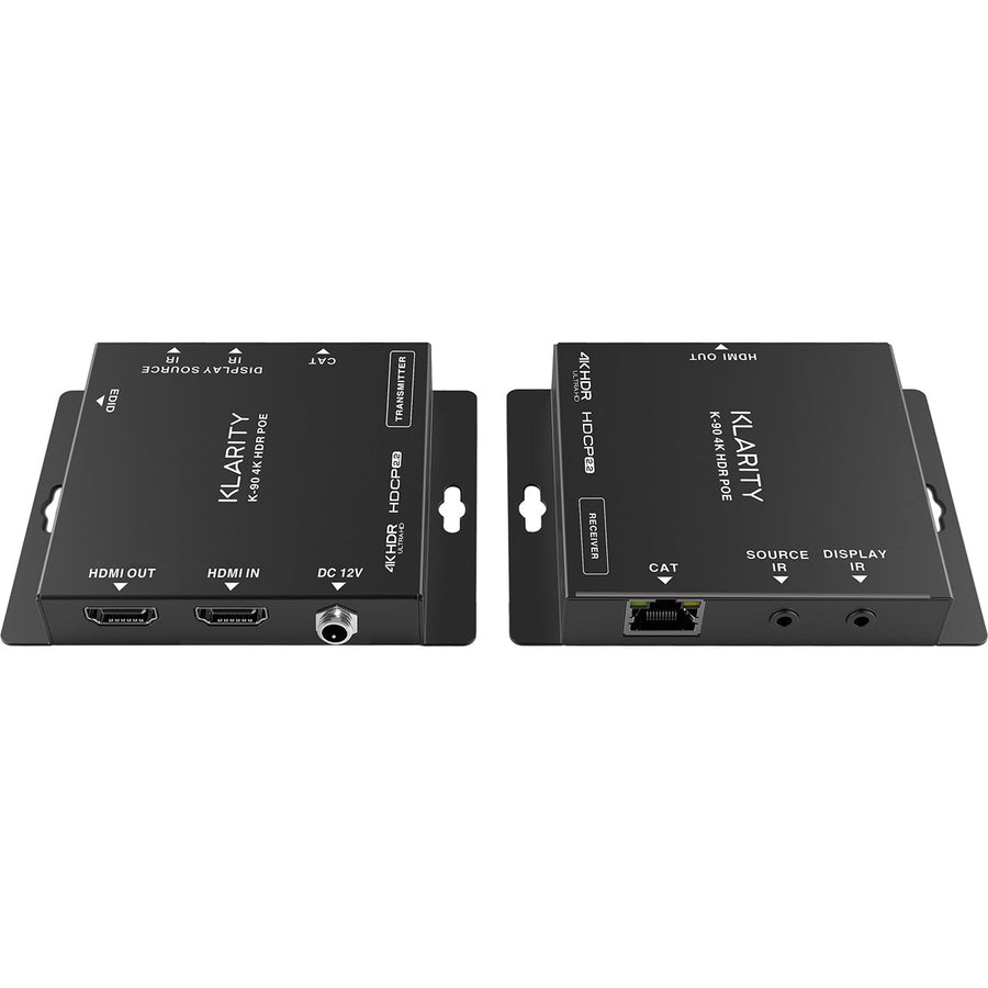 Klarity 90m 4K60 4:4:4 HDR 10bit, HDCP 2.2, 18G HDMI 2.0 PoE Extender