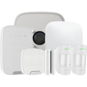 Ajax Superior Kit 21 S: Hub2, 2 MotionProtectS, 1 DoorProtectS, 1 KeyPad+S, 1 StreetSirenDDS, 1 HomeSirenS — White