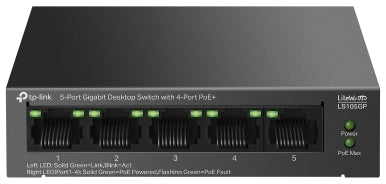 TP-Link LS105GP 5 Port Gigabit Switch