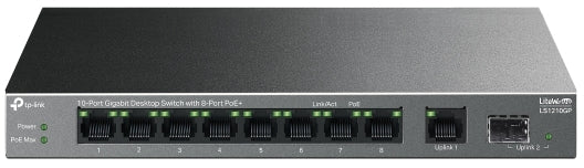 TP-Link LS1210GP 10 Port Gigabit Switch