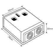 Panic Button, Double Push, Grade 3, Key Resettable (2)