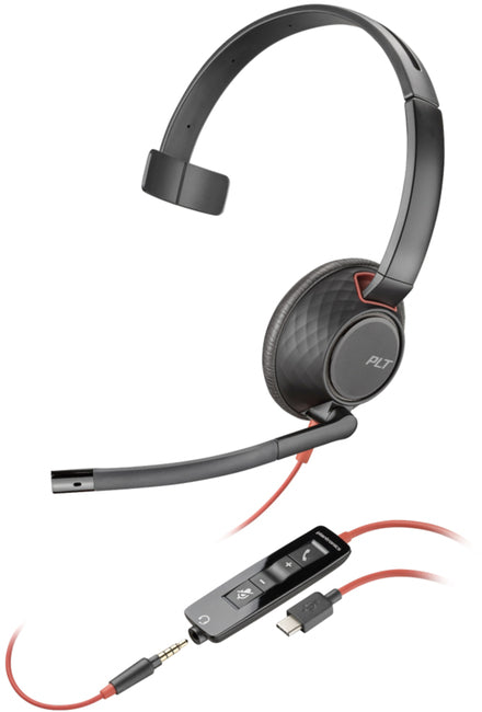 Poly Blackwire C5210 USB Monaural Headset