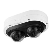 Hanwha PNM-C12083RVD P Series, 2 x 6MP IP Multi-Directional Camera, 3.54-6.69mm Motorized Varifocal Lens, IR 25M, IP66, White (5)