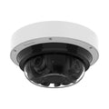 Hanwha PNM-C16083RVQ 16MP 4MPx4-Channel AI IR Multi-Directional IP Camera, 3.3-5.7mm(1.7x) Motorized Varifocal Lens, Outdoor, White