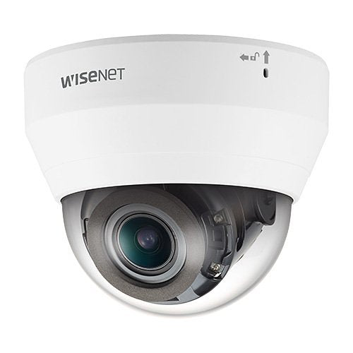 Hanwha QND-6082R1 Q Series, 2MP IP Dome Camera, 3.2-10mm Varifocal Lens, IR 20M, White
