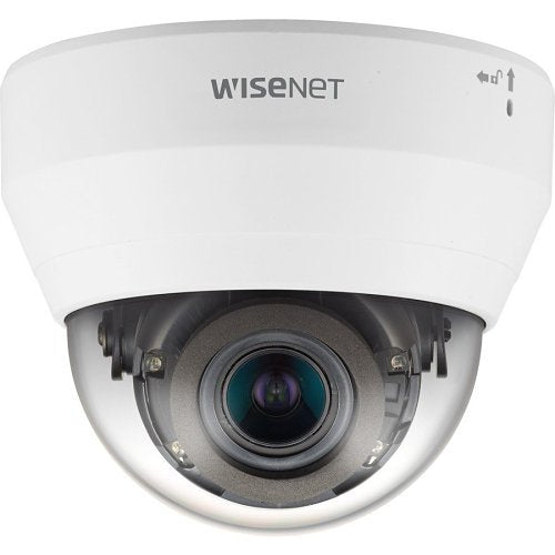 Hanwha QND-7082R Q Series, 4MP WDR IP Dome Camera, 3.2-10mm Motorized Varifocal Lens, IR 20M, White