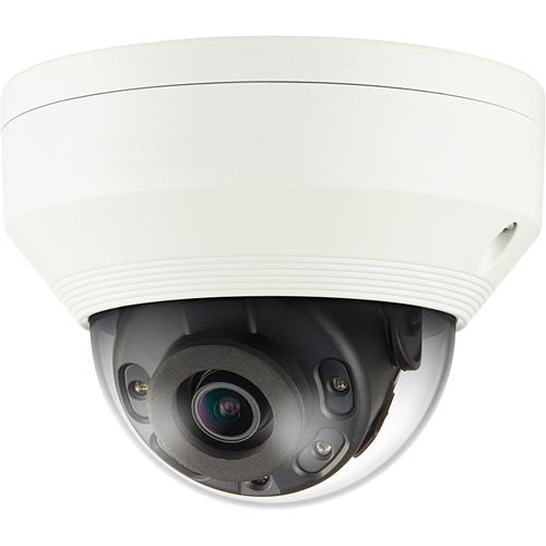 Hanwha QNV-6012R Q Series, WDR IP66 2MP 2.8mm Fixed Lens, IR 20M IP Dome Camera, White