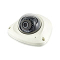 Hanwha QNV-6024RM/VEU 2MP Vandal-Resistant Mobile IP Flat Dome Camera, 3.6mm Fixed Lens, IR 15M, IP66, Ivory