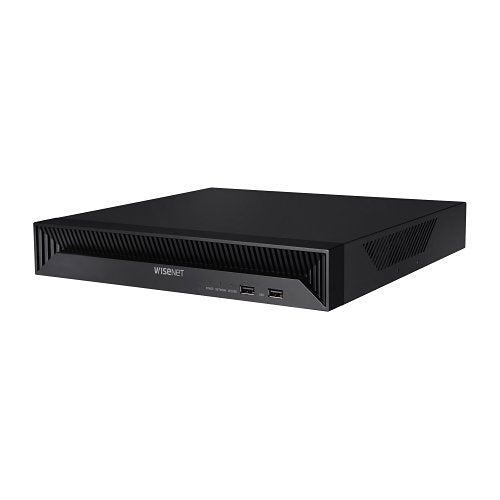 Hanwha QRN-830S 8MP 8-Channel 80Mbps NVR with 8 PoE Ports, HDD Not Included