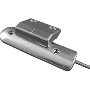 Wired Roller Shutter Contact, 1m Armoured Cable, Grade 2, Aluminium, Non-resistored