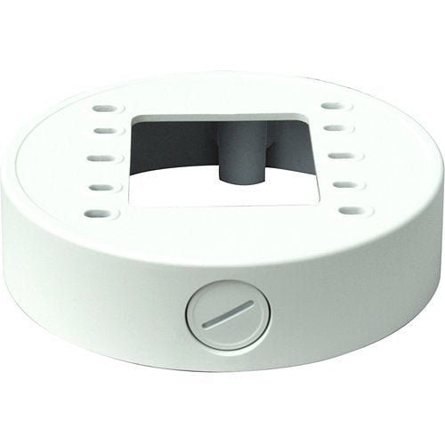 Hanwha SBV-158G Back Box for Dome Cameras, Indoor and Outdoor Use, Vandal Proof, White