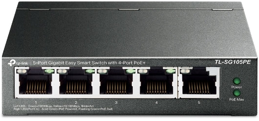TP-Link SG105PE 5 Port Gigabit PoE Switch