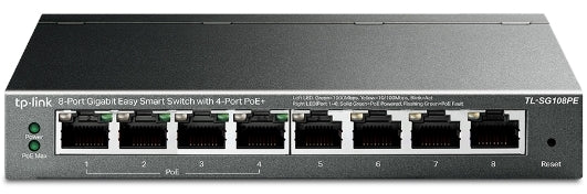 TP-Link SG108PE 8 Port GGigabit Smart PoE Switch