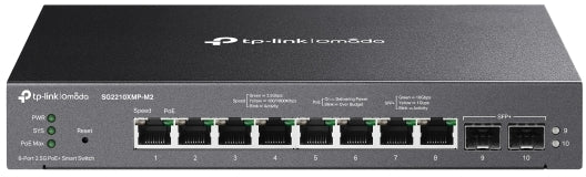 TP-Link SG2210XMP-M2 8-Port 10G SFP+ Smart Switch