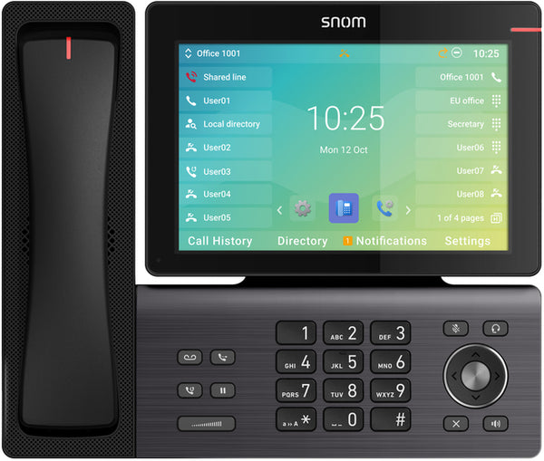 Snom D895M Enterprise desk phone with DECT receiver