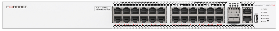 Fortinet FortiSwitch T1024F-FPOE front