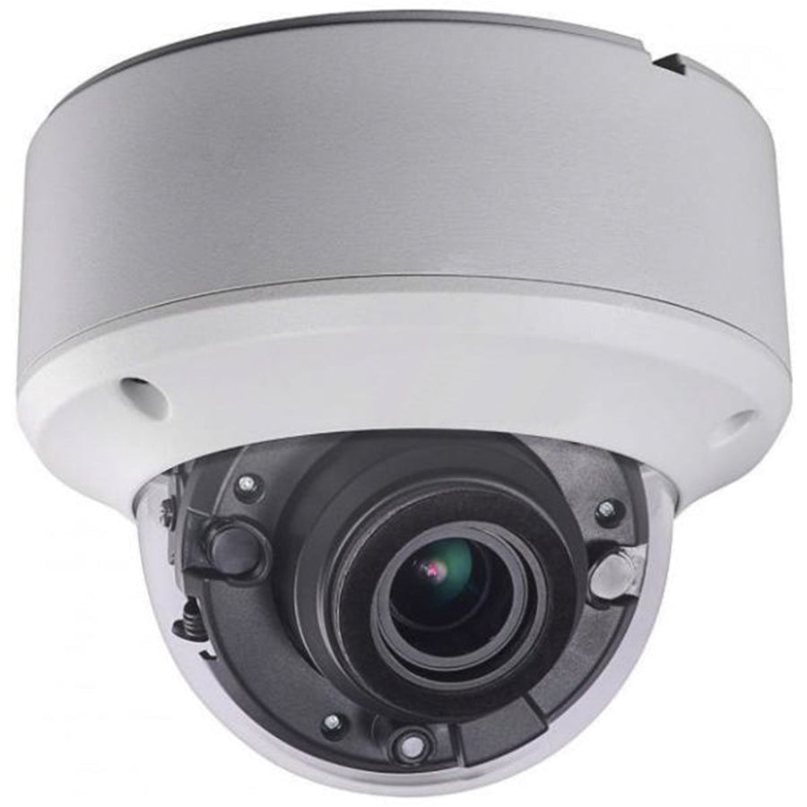 2MP TVI Motorized Vandal Dome, 60m IR, Hikvision PoC — Black / Motorized