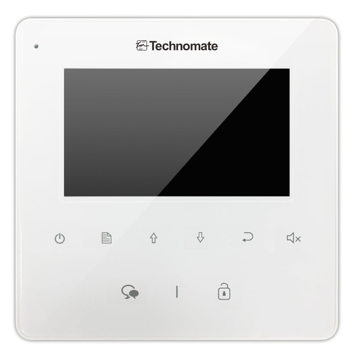 Technomate 2-Wire 4.3" Intercom with Touch Buttons