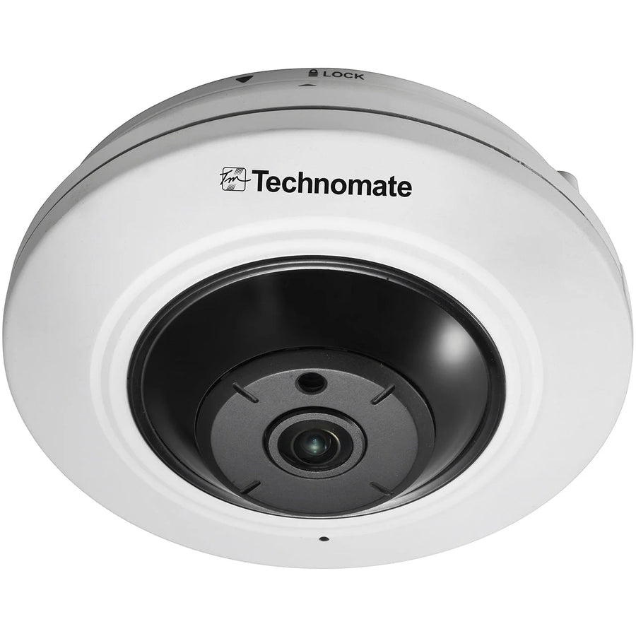 5MP IP Fisheye, 8m IR, Hikvision Compatible