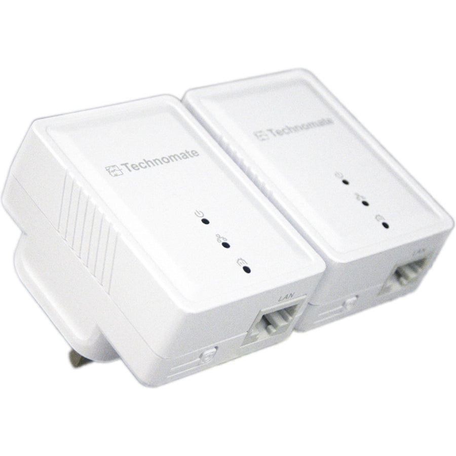 Technomate 600Mbps HomePlug Kit - Internet over Mains Power