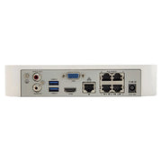 Technomate 4-Channel NVR up to 4MP, 4-PoE, 1-SATA, Guard Viewer App