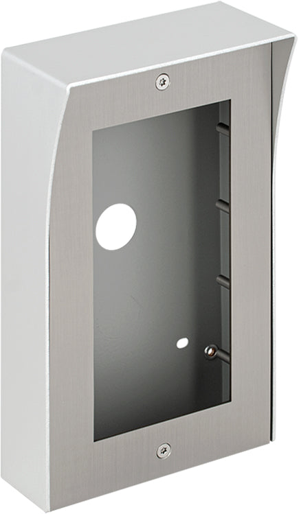Technomate 2-Wire Intercom 2-Module Bracket, Stainless Steel, Surface