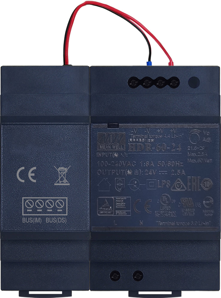 Technomate 2-Wire Intercom Power Supply for Module & Large Systems