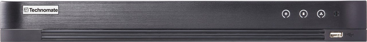 8-Channel PoC DVR up to 4MP Lite, 2-SATA, Hikvision Compatible