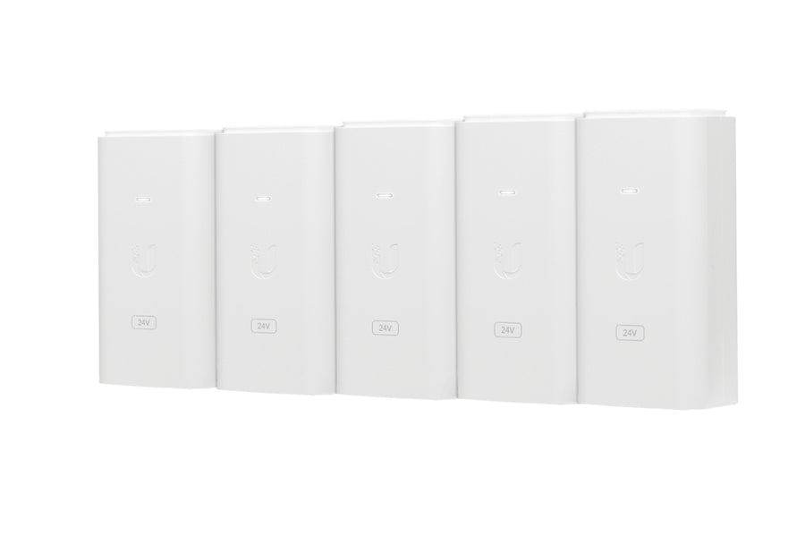 Ubiquiti Networks POE-24-12W-5P PoE Adapter Gigabit Ethernet (POE-24-12W-5P)