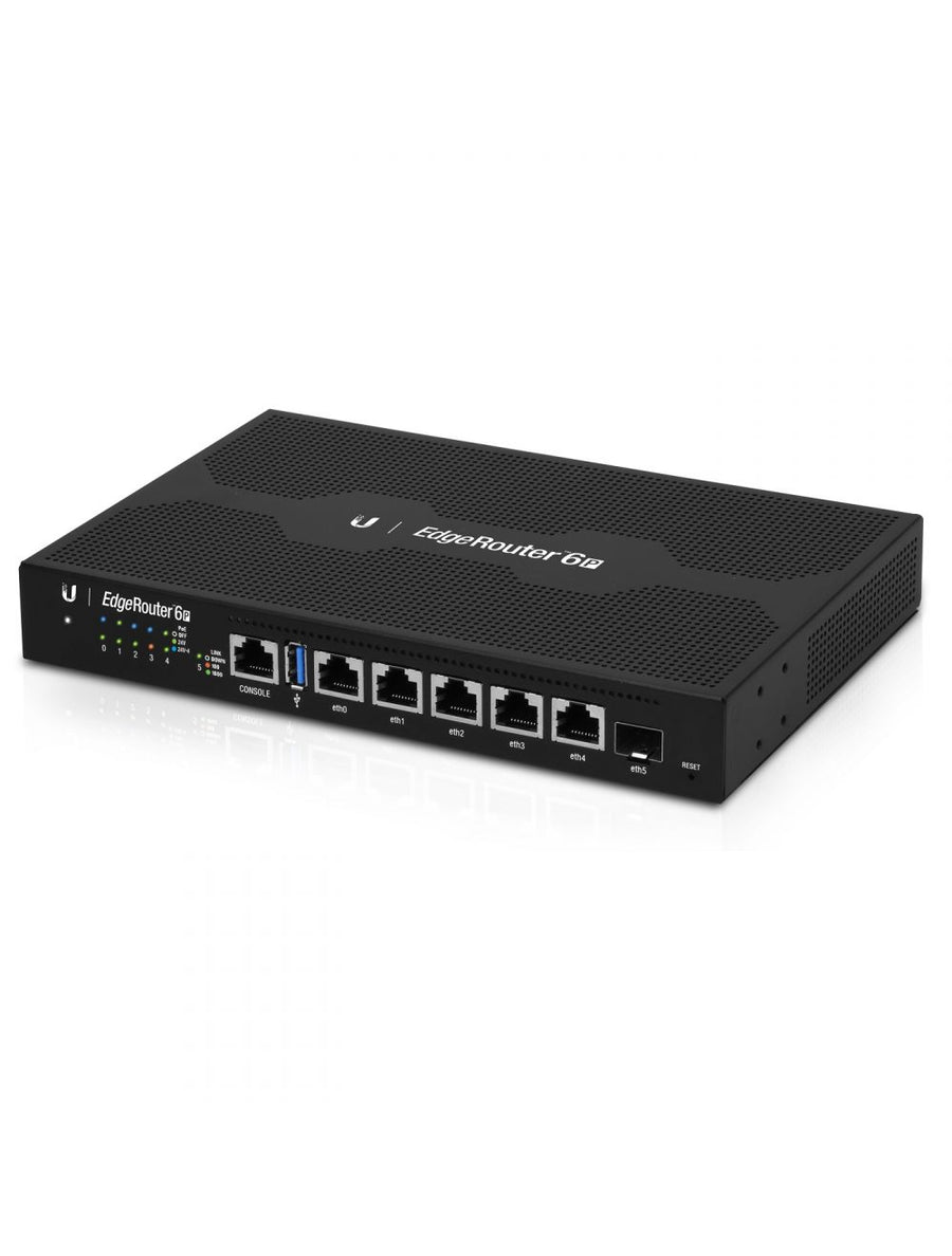 Ubiquiti Networks EdgeRouter 6P wired router Gigabit Ethernet Black (ER-6P)