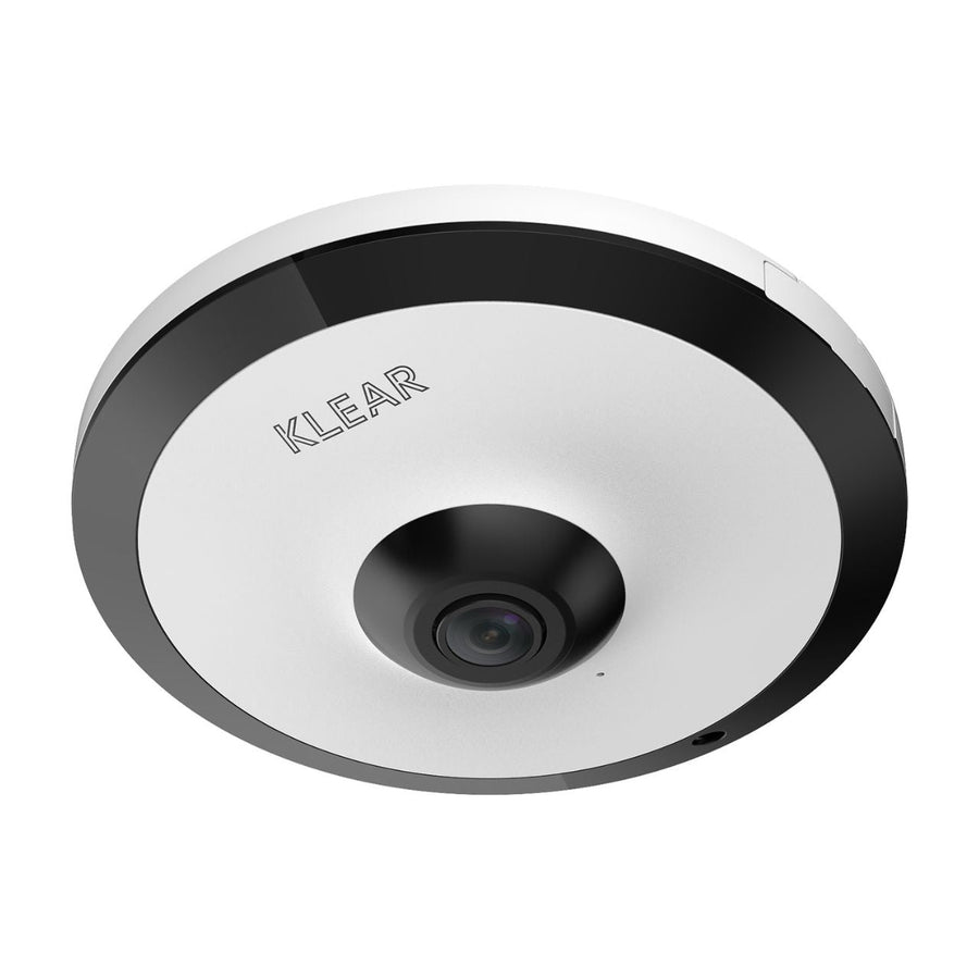 Klear 5MP CVI Fisheye, 10m IR & Audio — White