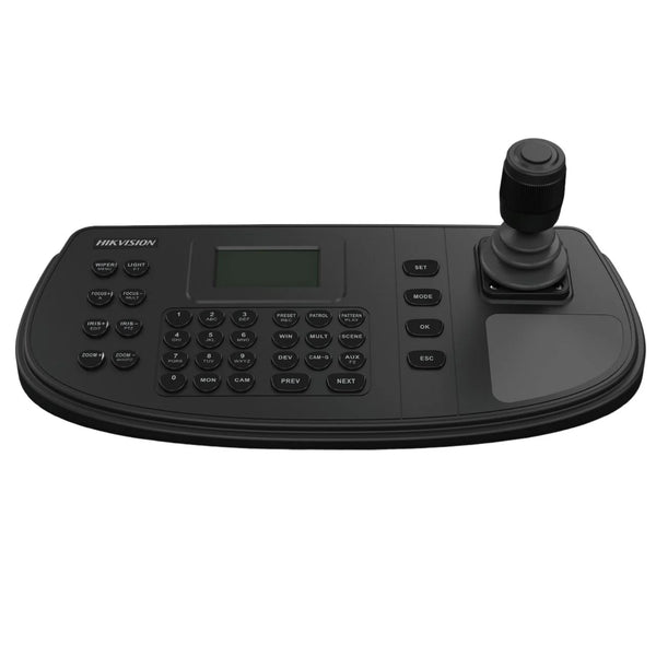 Hikvision PTZ USB/Ethernet Keyboard with 4-Axis Control Joystick, Rotating Zoom & Screen