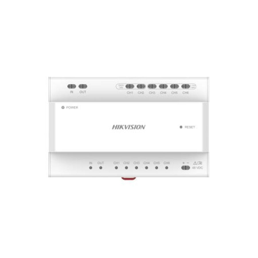 Hikvision 2-Wire HD Distributor, 6 Outputs, Requires DS-KAW150-4N