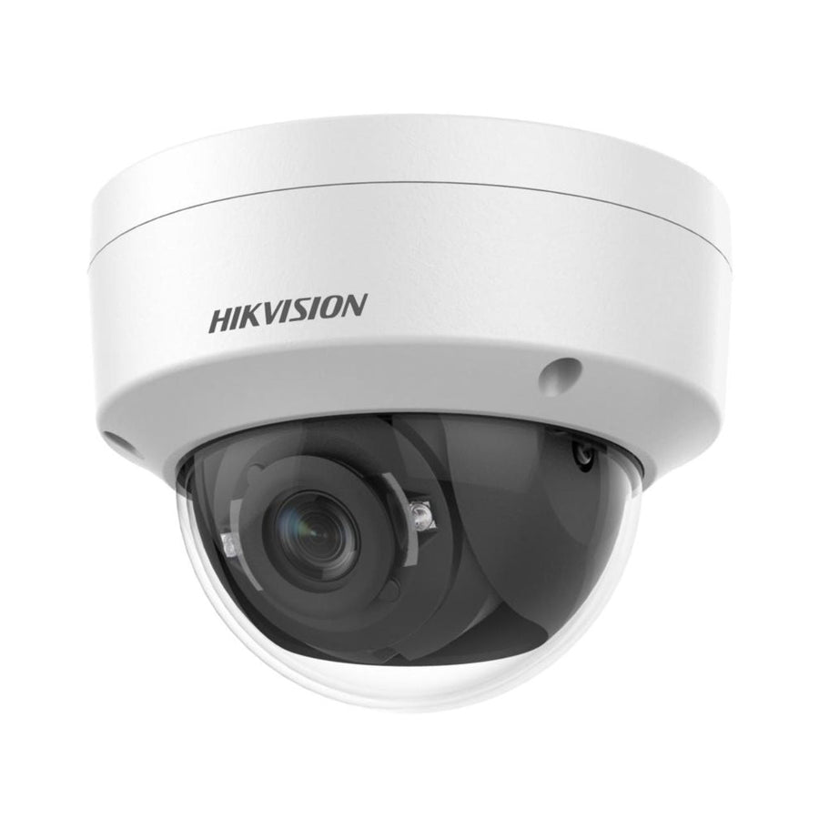 Hikvision 8MP TVI Vandal Dome, 30m IR — White / 2.8mm