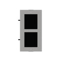 Hikvision Intercom 2 Module Bracket, Stainless Steel, Flush — Stainless Steel