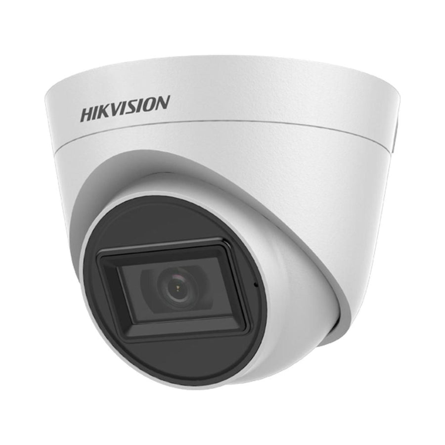 Hikvision 5MP TVI Turret, 40m IR & Audio — White / 2.8mm